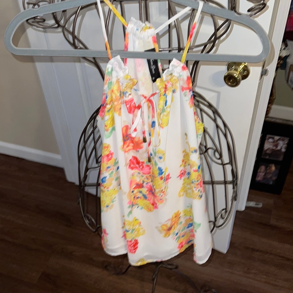 Floral tank top